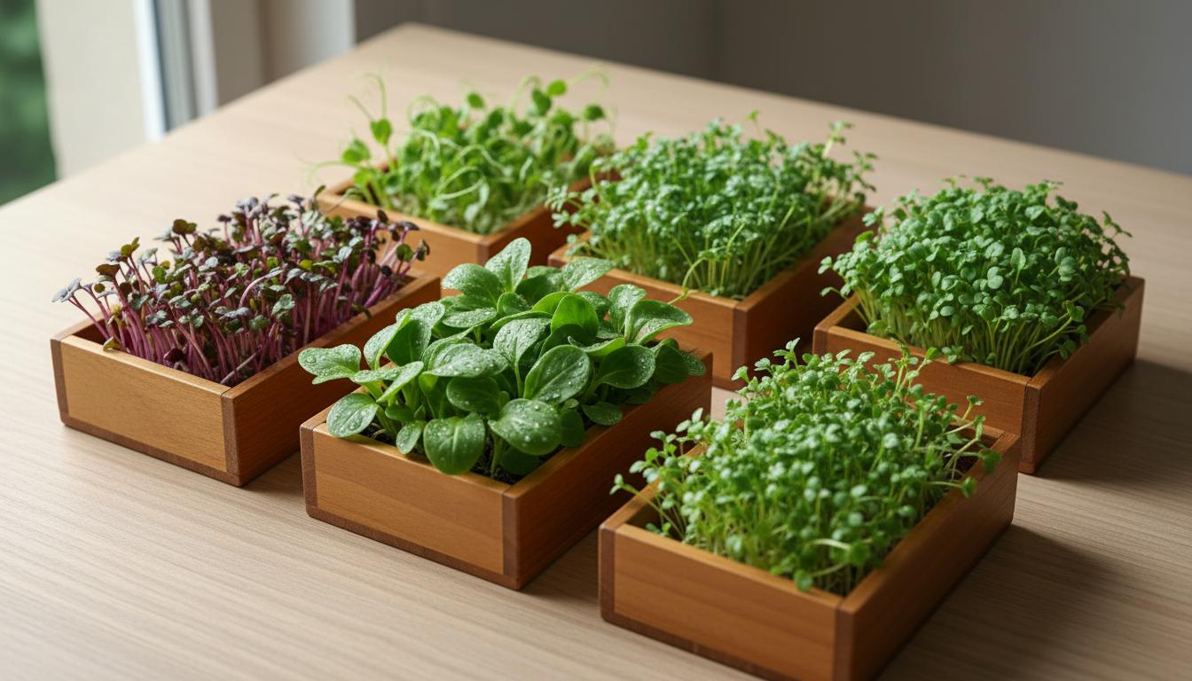 Свежая микрозелень в Астрахани